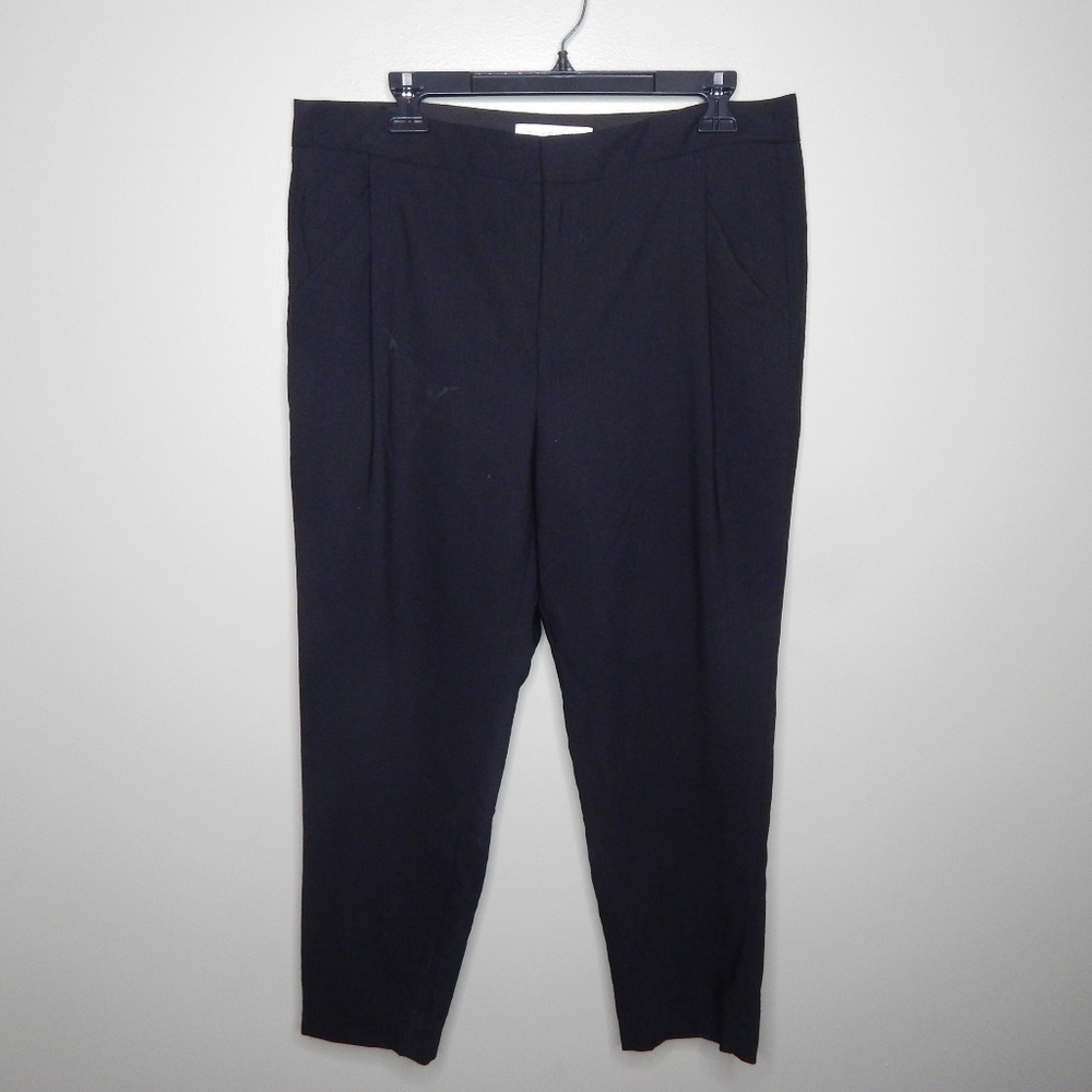 everlane women slouchy pants sz 12 black